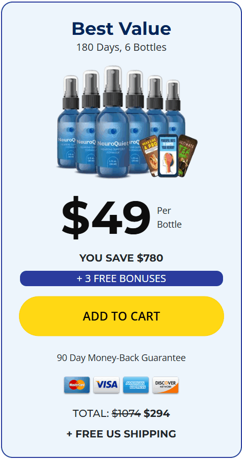 Neuro Quiet 6 bottles